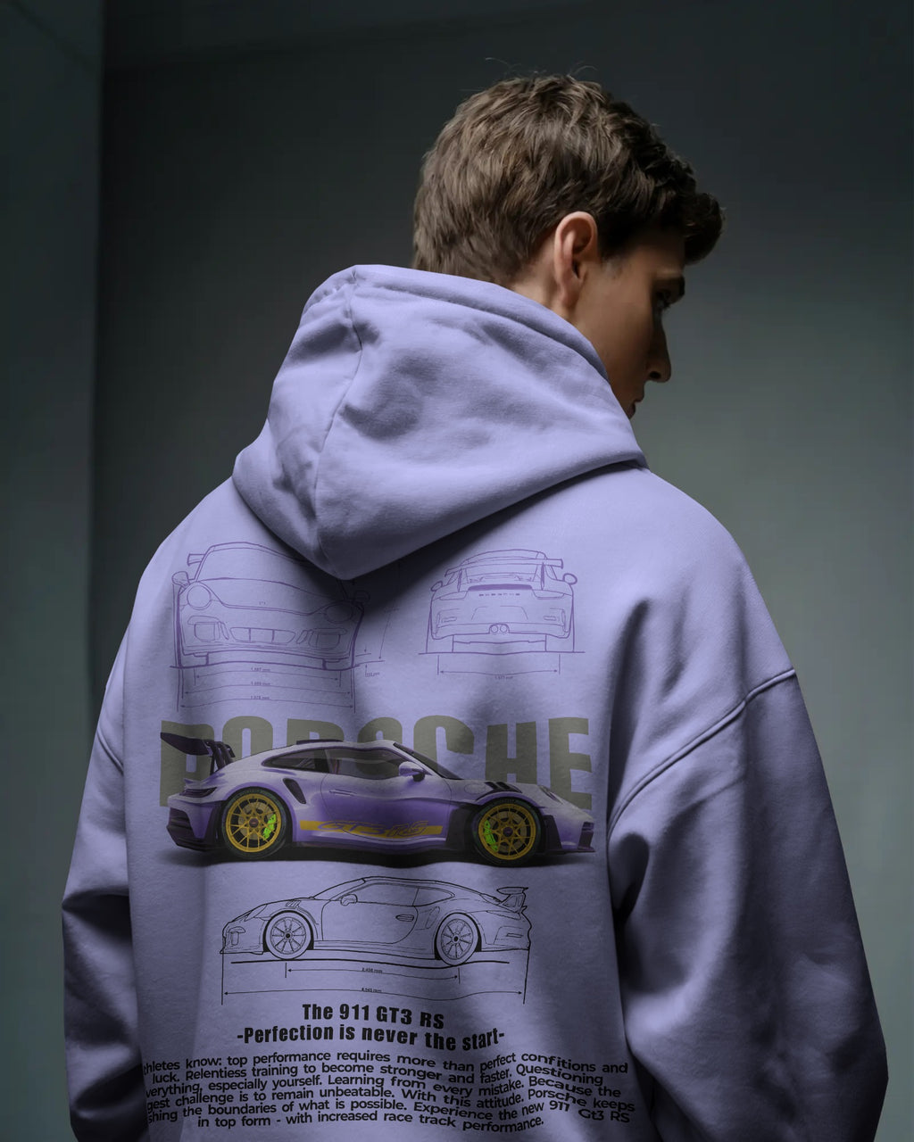 Porsche 911 GT Oversized Hoodie