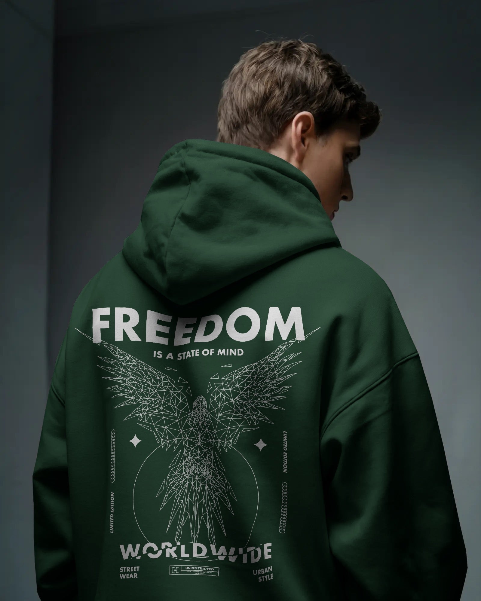 Freedom Unchained Oversized Hoodie