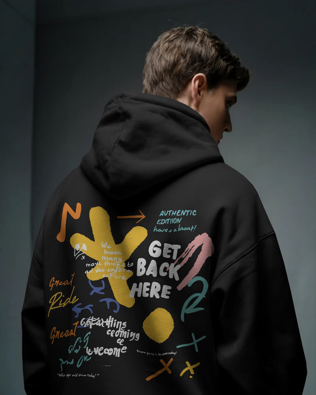 Get Back Here Oversized Hoodie