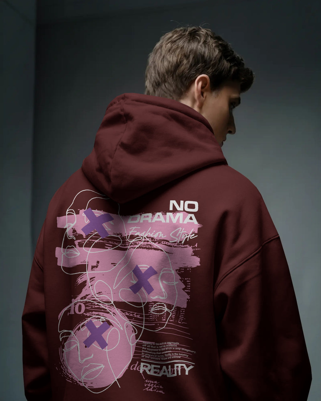 Reality Drop Oversized Hoodie for Comfort and Style