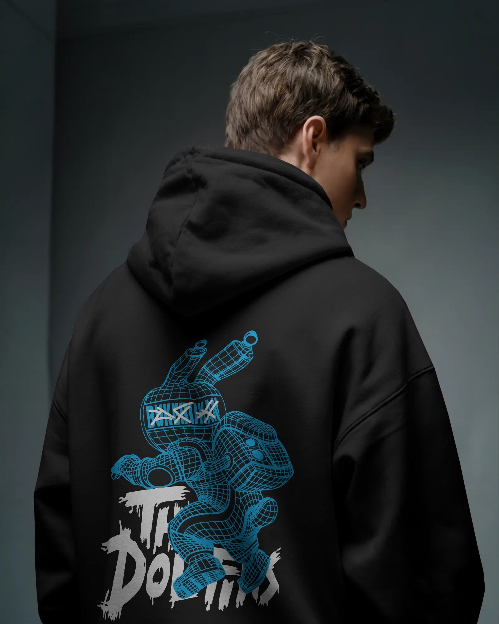 Cyber Bunny Astronaut Oversized Hoodie