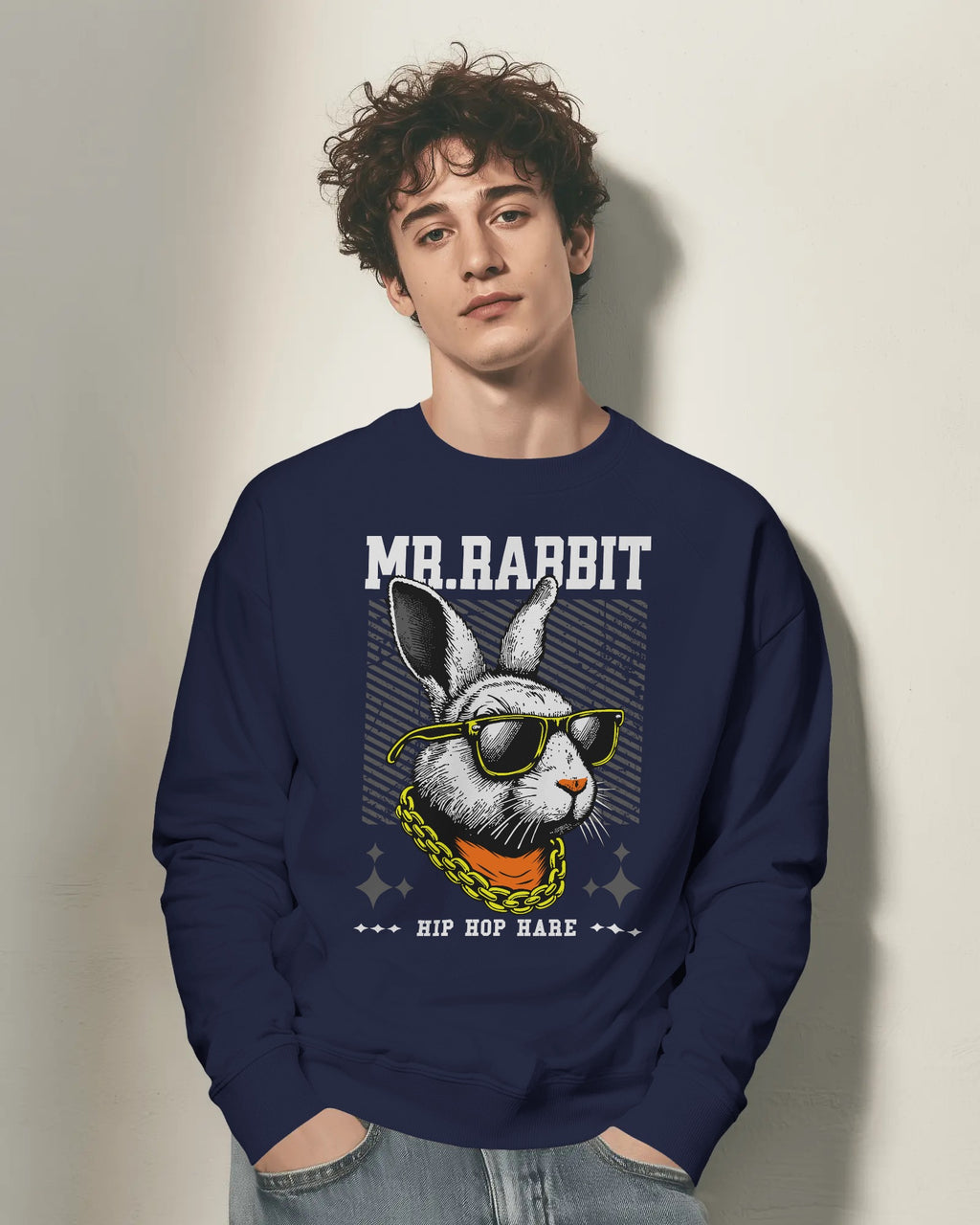 Mr. Rabbit Hip Hop Hare Oversized Sweatshirt